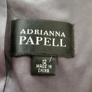 Adrianna PapellElegant Lace Dress in Purple/Grey